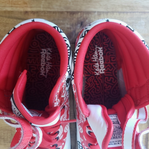 🌶 RARE! 2013 Keith Haring x Reebok Part 2 Hi Top - Picture 11 of 16